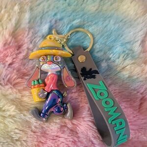 Colorful Bunny Keychain Toy